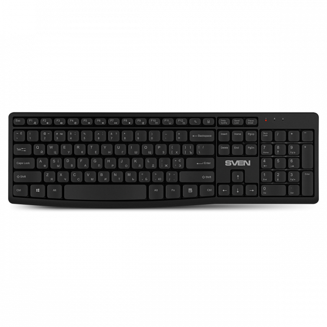 Беспроводной набор клавиатура+мышь SVEN KB-C3500W (2,4 GHz, 106 кл, 800-1600DPI) SVEN KB-C3500W