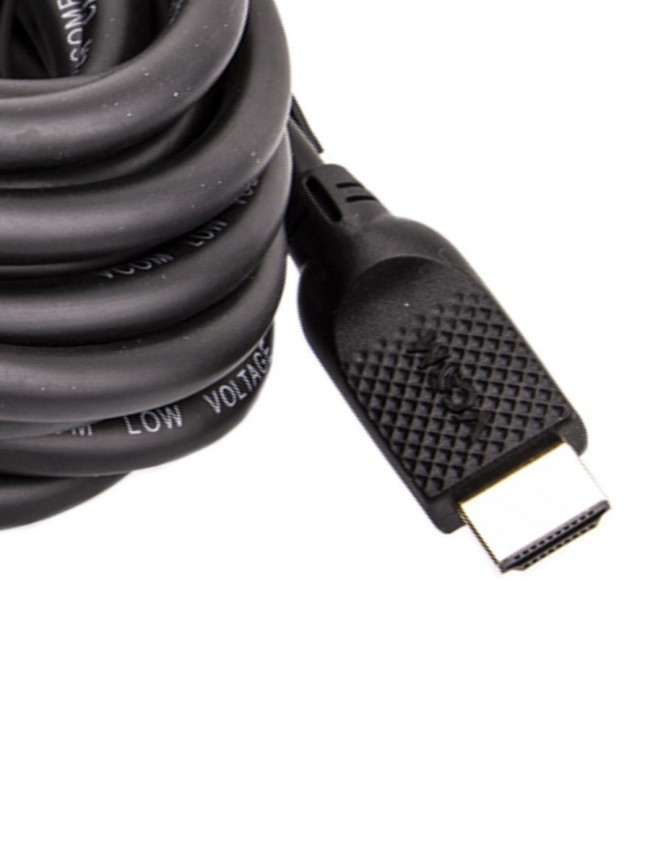 Кабель HDMI AM/DVI(24+1)M, 5м, CU, 1080P@60Hz, 2F, VCOM <CG484G-5M> VCOM HDMI (m) - DVI-D (m)