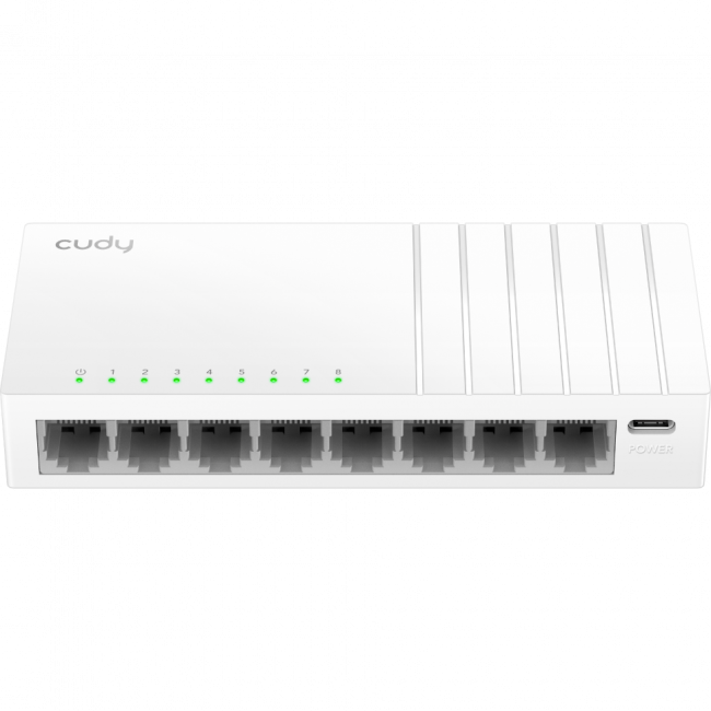 Коммутатор Cudy GS108U — для бизнеса и офиса