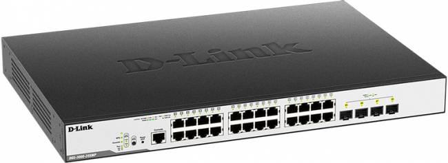 Коммутатор D-Link DGS-3000-28XMP/B1A — для бизнеса и офиса