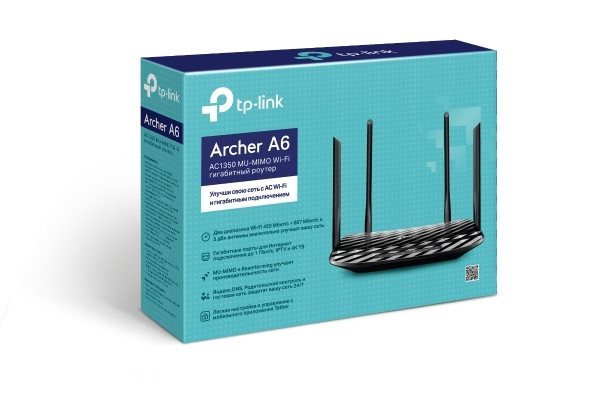 Маршрутизатор TP-Link Archer A6 — для бизнеса и офиса