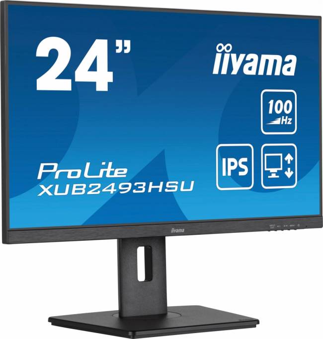 Монитор IIYAMA XUB2493HSU-B7 — для бизнеса и офиса Монитор IIYAMA XUB2493HSU-B7 — для бизнеса и офиса
