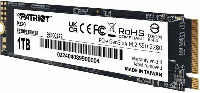 Накопитель SSD Patriot P320P1TBM28 — для бизнеса и офиса