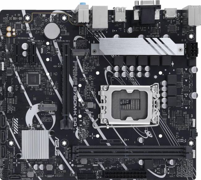 Материнская плата ASUS PRIME B760M-K D4 — для бизнеса и офиса