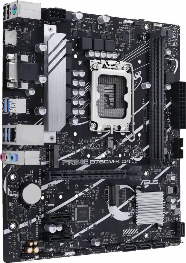 Материнская плата ASUS PRIME B760M-K D4 — для бизнеса и офиса
