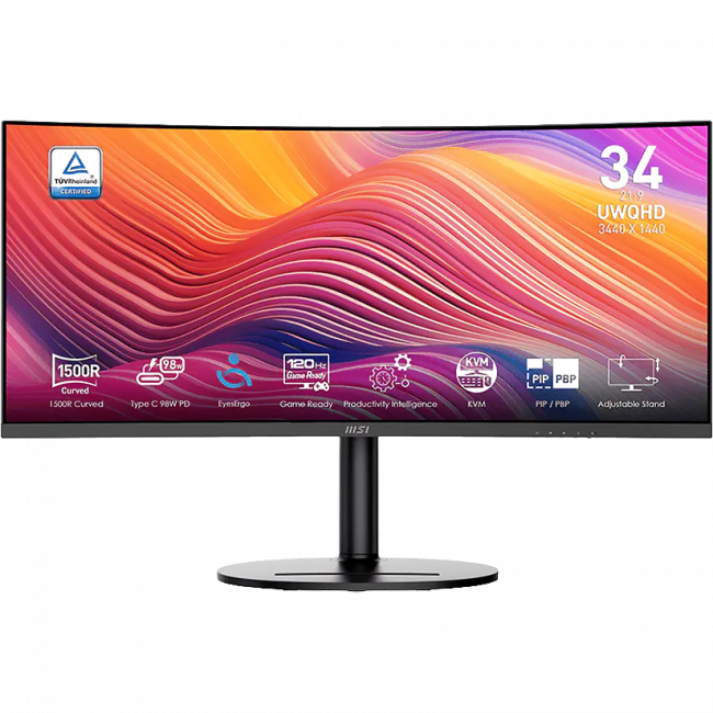 Монитор MSI Modern MD342CQP (9S6-3PC59H-043) — для бизнеса и офиса Монитор MSI Modern MD342CQP (9S6-3PC59H-043) — для бизнеса и офиса
