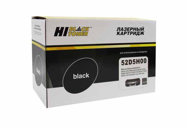 Тонер-картридж Hi-Black (HB-52D5H00) для Lexmark MS810/MS811/MS812, 25K — для бизнеса и офиса