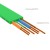 GCR Патч-корд PROF плоский прямой 3.0m, UTP медь кат.6, зеленый, 30 AWG, ethernet high speed 10 Гбит/с, RJ45, T568B, GCR-52842 Greenconnect RJ45(m) - RJ45(m) Cat. 7 U/UTP PVC 3м