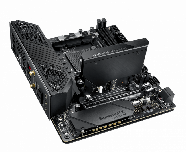 Материнская плата ASUS ROG CROSSHAIR VIII IMPACT — для бизнеса и офиса Материнская плата ASUS ROG CROSSHAIR VIII IMPACT — для бизнеса и офиса