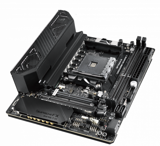 Материнская плата ASUS ROG CROSSHAIR VIII IMPACT — для бизнеса и офиса Материнская плата ASUS ROG CROSSHAIR VIII IMPACT — для бизнеса и офиса