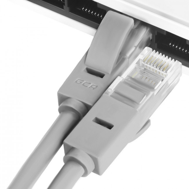 GCR Патч-корд прямой 0.7m UTP кат.5e, серый, 24 AWG, литой, ethernet high speed 1 Гбит/с, RJ45, T568B, GCR-LNC03-0.7m Greenconnect RJ45(m) - RJ45(m) Cat. 5e UTP 0.7м серый — для бизнеса и офиса GCR Патч-корд прямой 0.7m UTP кат.5e, серый, 24 AWG, литой, ethernet high speed 1 Гбит/с, RJ45, T568B, GCR-LNC03-0.7m Greenconnect RJ45(m) - RJ45(m) Cat. 5e UTP 0.7м серый — для бизнеса и офиса