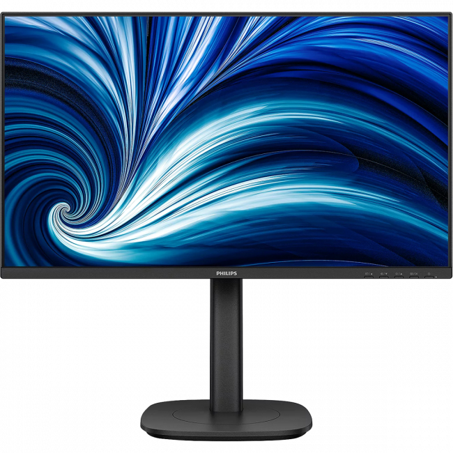 Монитор Philips 242S1AE 23.8'', 1920x1080, IPS, 75hz, 50M:1, 300cd, 4ms, VGA, HDMI 1.4, DP 1.2, 0.45CM IPS 1920X1080 4 MS 16:9 BLACK HDMI Philips 24B2U3301 — для бизнеса и офиса