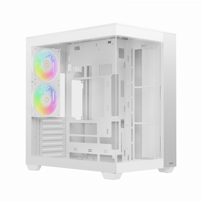 Корпус ПК без блока питания Ocypus Delta-C74-WHD200XX-GL — для бизнеса и офиса