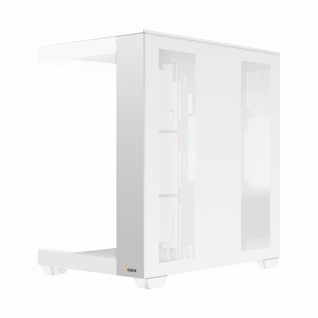 Корпус ПК без блока питания Ocypus Delta-C74-WHD200XX-GL — для бизнеса и офиса