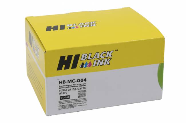 Контейнер/поглотитель для отработанных чернил Hi-Black MC-G04 для Canon PIXMA G1130/G2170/G3170 — для бизнеса и офиса