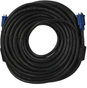 Кабель монитор-SVGA card (15M-15M) 20м 2 фильтра VCOM <VVG6448-20M> VCOM VGA (m) - VGA (m) 20м