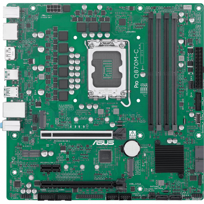Материнская плата ASUS PRO Q870M-C-CSM (90MB1KEP-M0EAYC) — для бизнеса и офиса Материнская плата ASUS PRO Q870M-C-CSM (90MB1KEP-M0EAYC) — для бизнеса и офиса