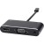 Переходник 0.1 m Type-C(m) => HDMI+VGA+USB Переходник Atcom Type-C M/HDMI+VGA+USB (AT2810)