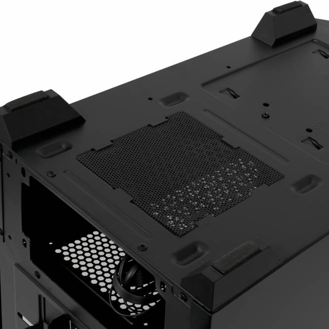 Корпус без блока питания HSPD M330-TGBK-ARGB — для бизнеса и офиса