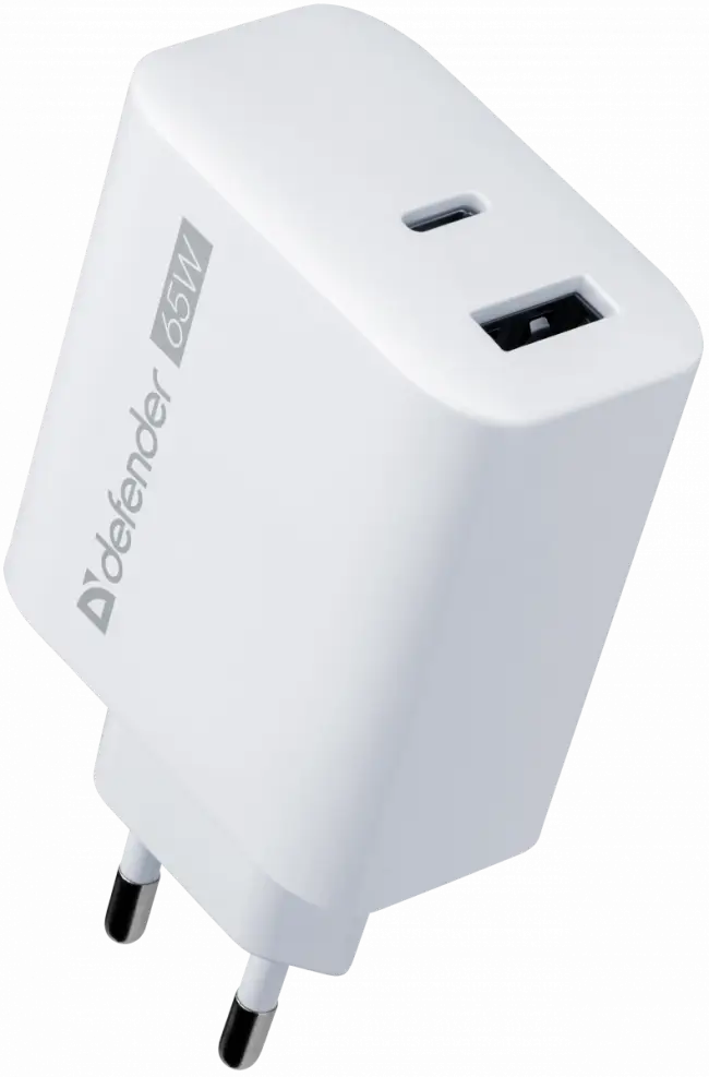 Defender Сетевое ЗУ UPA-165 USB A+C, 65W Defender 83582 — для бизнеса и офиса