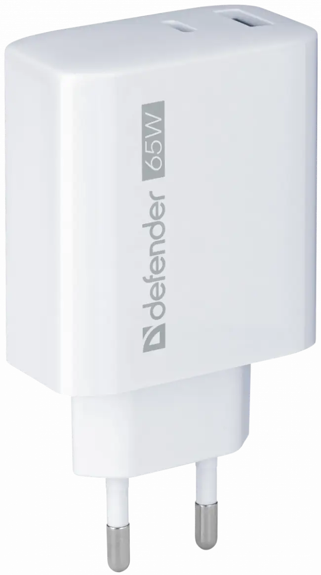 Defender Сетевое ЗУ UPA-165 USB A+C, 65W Defender 83582 — для бизнеса и офиса