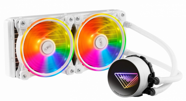 Жидкостная система охлаждения ADATA LEVANTEX240-WHCWW — для бизнеса и офиса