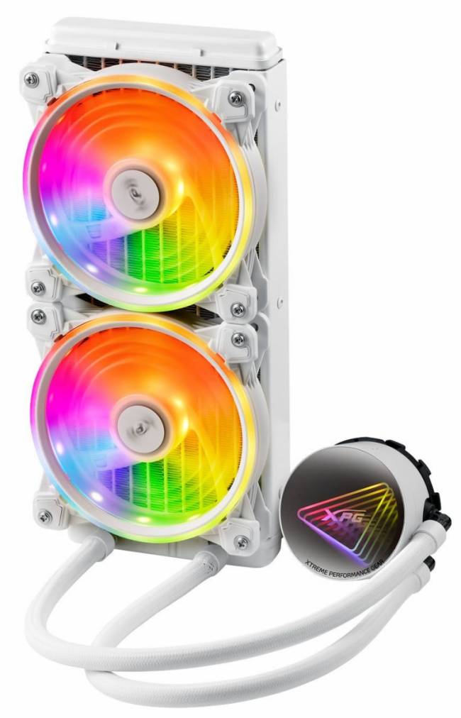 Жидкостная система охлаждения ADATA LEVANTEX240-WHCWW — для бизнеса и офиса
