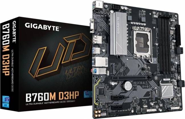 Материнская плата Gigabyte B760M D3HP — для бизнеса и офиса Материнская плата Gigabyte B760M D3HP — для бизнеса и офиса