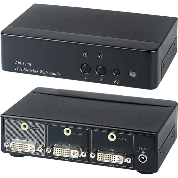 Коммутатор SC&T DS02A — для бизнеса и офиса Коммутатор SC&T DS02A — для бизнеса и офиса