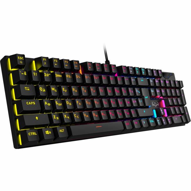 Механическая игровая клавиатура SVEN KB-G9300 (104кл., 20 Fn функций) Sven SV-018245 — для бизнеса и офиса Механическая игровая клавиатура SVEN KB-G9300 (104кл., 20 Fn функций) Sven SV-018245 — для бизнеса и офиса