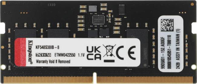 Модули памяти для ноутбука Kingston KF548S38IB-8 — для бизнеса и офиса