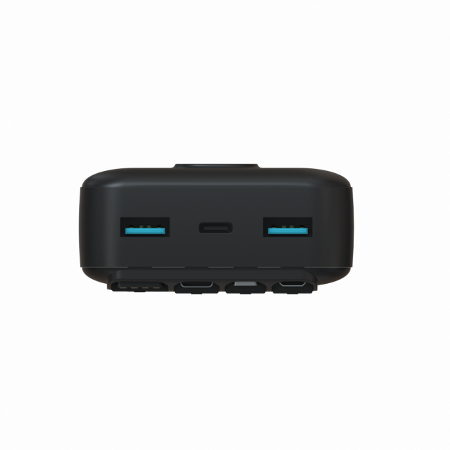 Портативный аккумулятор TOLT Stor SR-LC20B, 20000mAh, 22,5W, fast charging and PD, black Powerbank TOLT Stor SR-LC20B, 20000mAh, 22,5W, fast charging and PD, black TÖLT SR-LC20B — для бизнеса и офиса