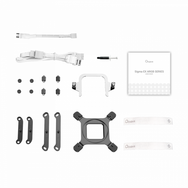 Система жидкостного охлаждения Ocypus Sigma L36 EX WH ARGB White — для бизнеса и офиса