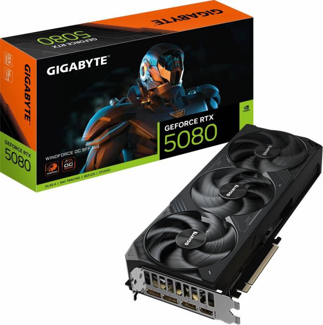 Видеокарта Gigabyte GV-N5080WF3OC-16GD 1.0 — для бизнеса и офиса
