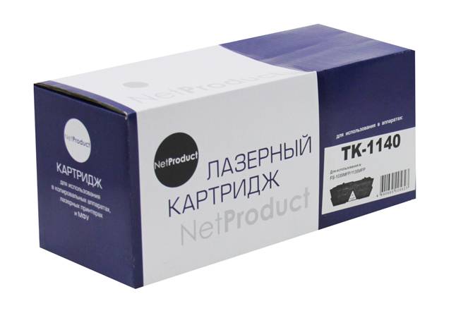Тонер-картридж NetProduct (N-TK-1140) для Kyocera FS-1035MFP/DP/1135MFP/M2035DN, 7,2K — для бизнеса и офиса