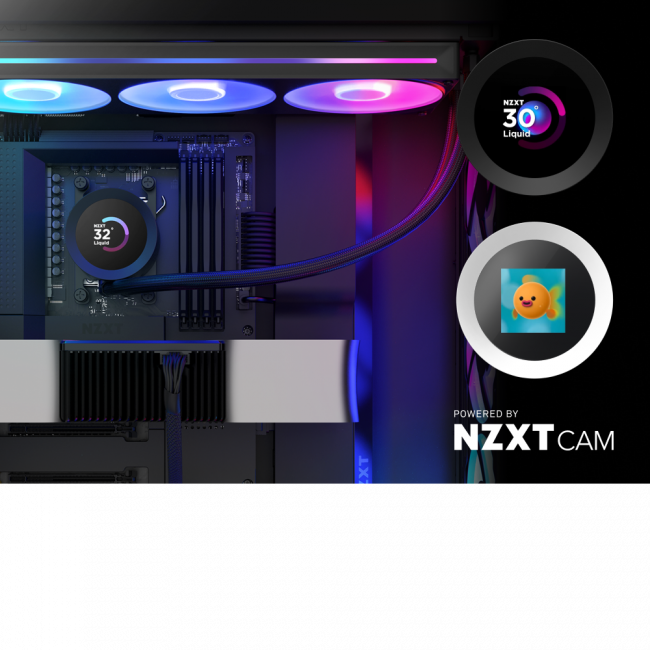 Система жидкостного охлаждения для ПК NZXT RL-KR360-B2 — для бизнеса и офиса Система жидкостного охлаждения для ПК NZXT RL-KR360-B2 — для бизнеса и офиса