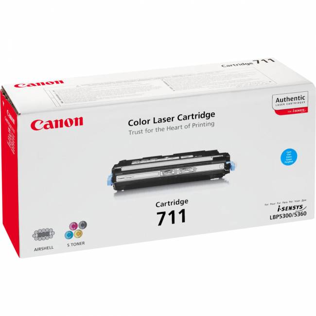 Тонер-картридж Canon 711 C (1659B002) — для бизнеса и офиса