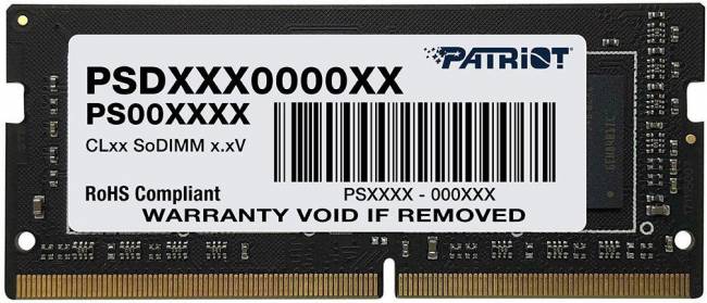 Память DDR4 16Gb 3200MHz Patriot PSD416G320081S — для бизнеса и офиса Память DDR4 16Gb 3200MHz Patriot PSD416G320081S — для бизнеса и офиса