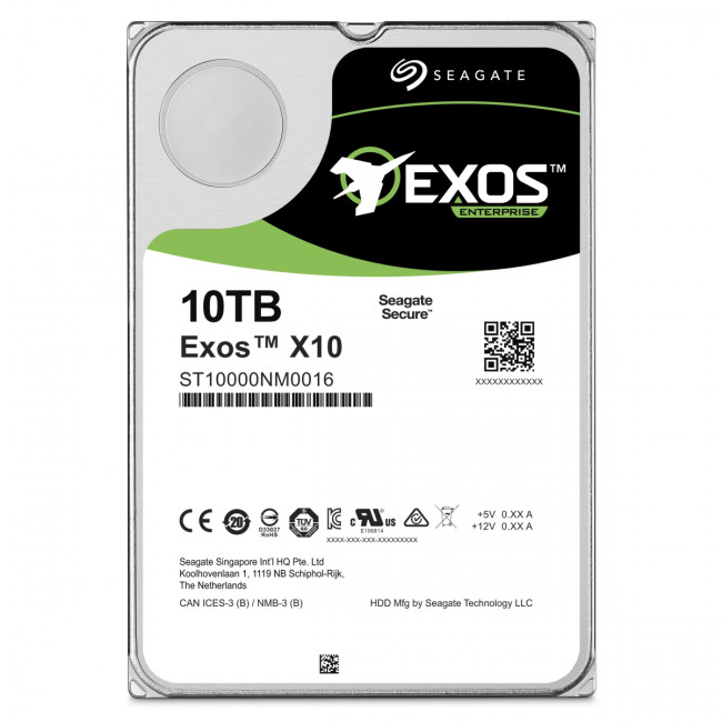Жесткий диск Seagate Exos X10 ST10000NM0016 — для бизнеса и офиса