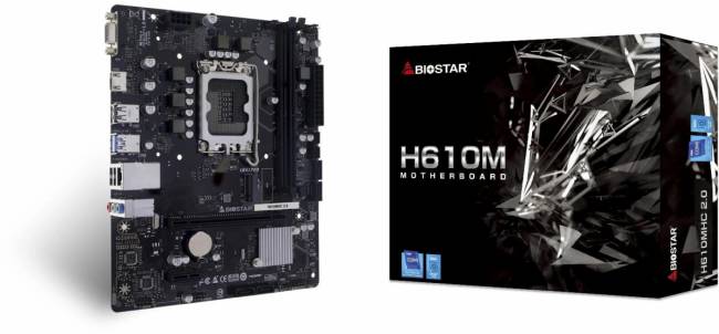 Материнская плата Biostar Microtech Netherlands B.V. H610MHC 2.0 — для бизнеса и офиса