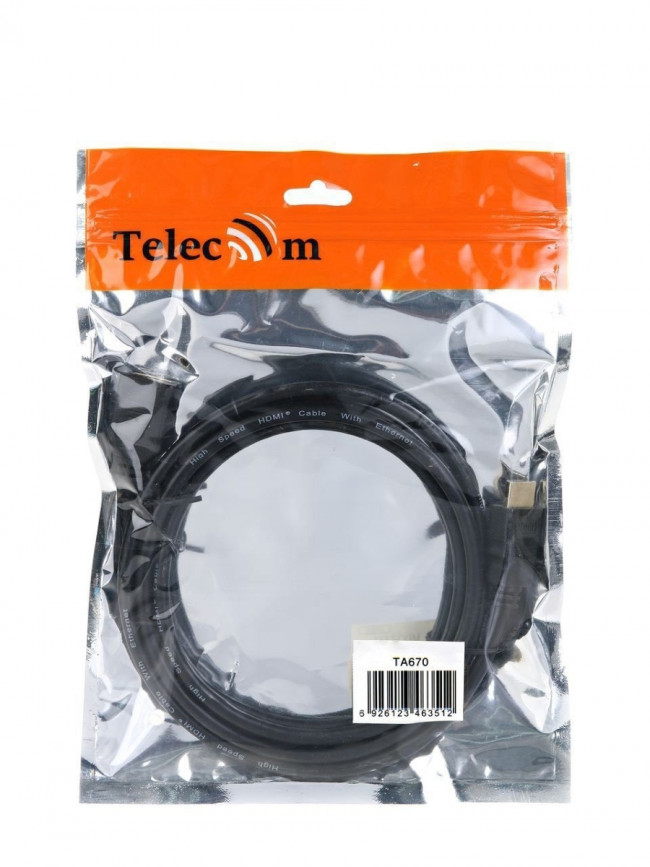 Кабель-переходник HDMI --> VGA_M/M 1,8м Telecom <TA670-1.8M> Telecom HDMI --> VGA_M/M 1,8м — для бизнеса и офиса