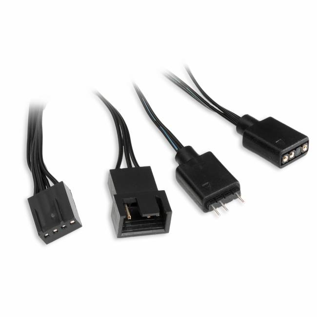 Корпус без блока питания HSPD F330-TGBK-ARGB — для бизнеса и офиса