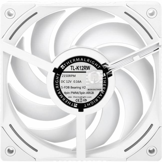 Кулер для корпуса Thermalright TL-K12RW — для бизнеса и офиса Кулер для корпуса Thermalright TL-K12RW — для бизнеса и офиса