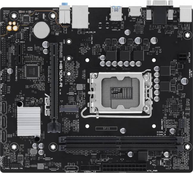 Материнская плата ASUS PRIME H610M-R-SI — для бизнеса и офиса