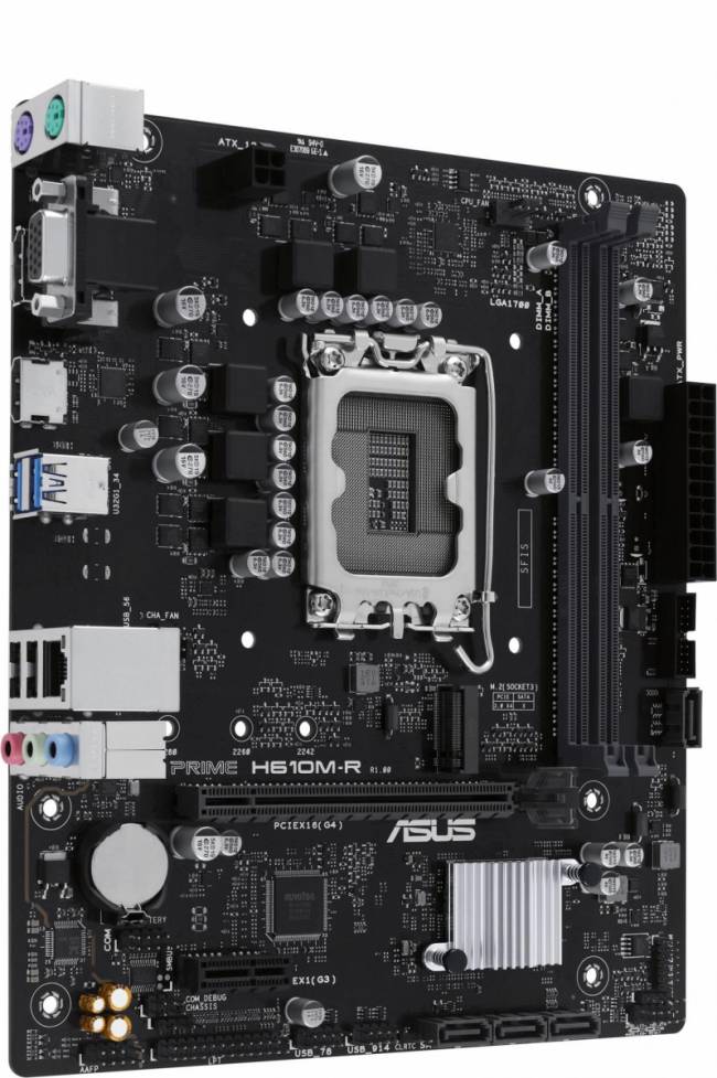 Материнская плата ASUS PRIME H610M-R-SI — для бизнеса и офиса