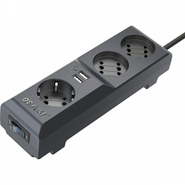 Сетевой фильтр ZIS Pilot 3G (1.8 м, 3 розетки) — для бизнеса и офиса