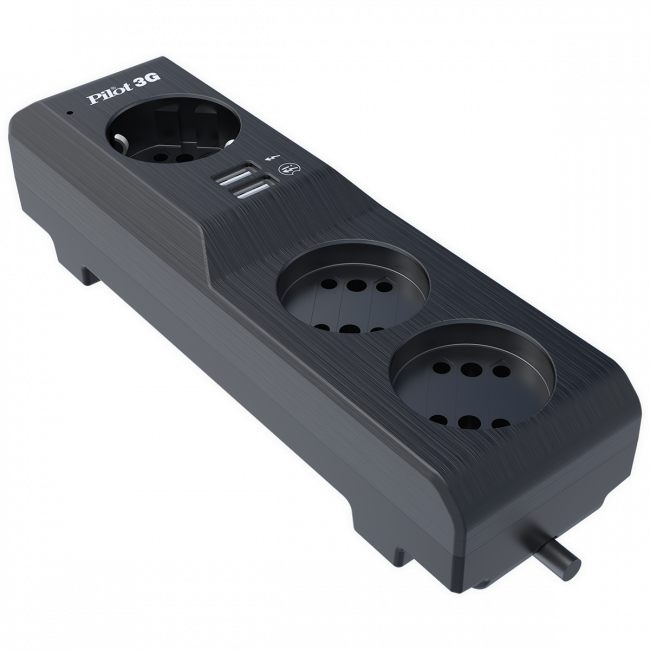 Сетевой фильтр ZIS Pilot 3G (1.8 м, 3 розетки) — для бизнеса и офиса