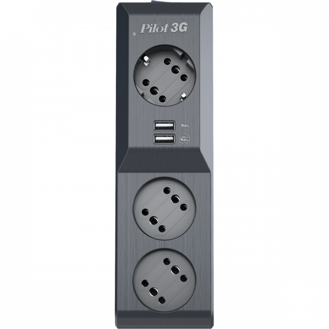 Сетевой фильтр ZIS Pilot 3G (1.8 м, 3 розетки) — для бизнеса и офиса