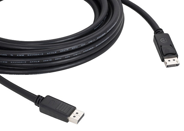 Кабель DisplayPort (Вилка - Вилка), 4,6 м Kramer DisplayPort (m) - DisplayPort (m) 4.6м — для бизнеса и офиса Кабель DisplayPort (Вилка - Вилка), 4,6 м Kramer DisplayPort (m) - DisplayPort (m) 4.6м — для бизнеса и офиса