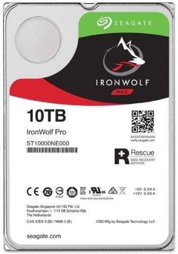 Жесткий диск Seagate IronWolf Pro NAS ST10000NE0008 — для бизнеса и офиса